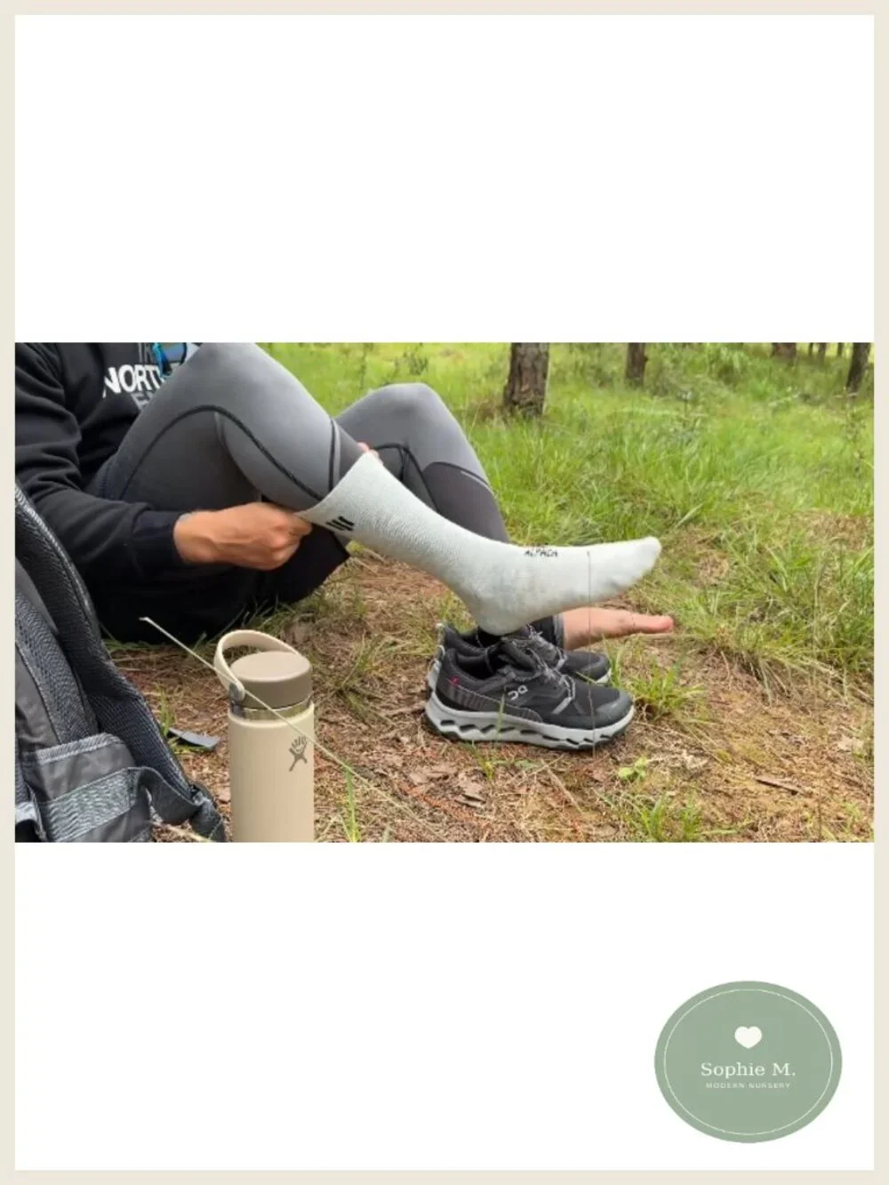 Alpaca Wool Lightweight Micro Crew Socks Moisture Wicking Anti-blister Cushioned